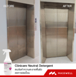 Clinicare Neutral Detergent สเปรย์ทำความสะอาด ขวดฉีด 750mL